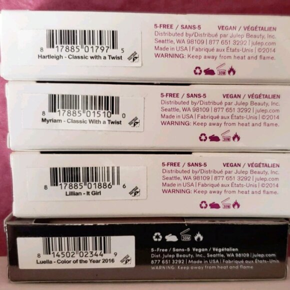 Julep Nail Polish - Classic Red, Neutral Pinks and Glitter - Picture 2 of 2